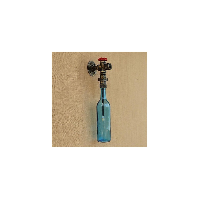 Wall Switch With Water Pipe Bottle Wall Light