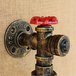 Wall Switch With Water Pipe Bottle Wall Light