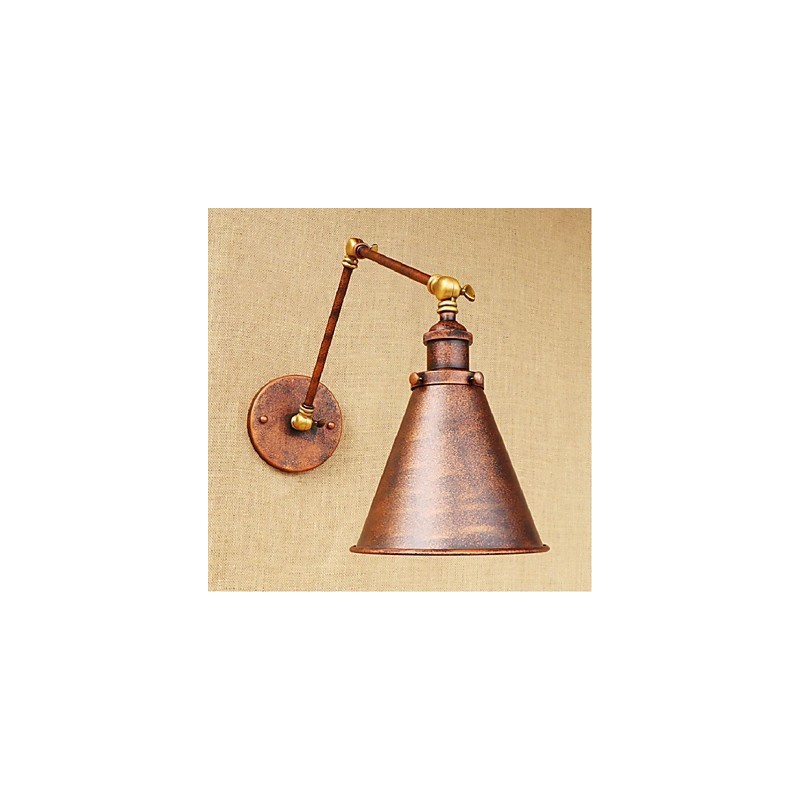 Long arm Half rust Retro Creative Nostalgic Retractable Folding Wall Sconces Wall Light
