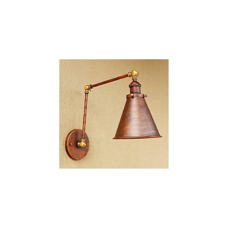 Long arm Half rust Retro Creative Nostalgic Retractable Folding Wall Sconces Wall Light