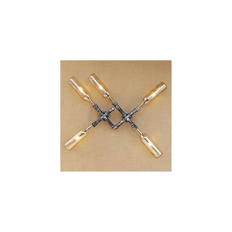 Rustic Lodge Painting Feature for Ambient Light Wall Sconces Wall Light