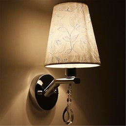 Modern Contemporary Silver Feature for Crystal Ambient Light Wall Sconces Wall Light