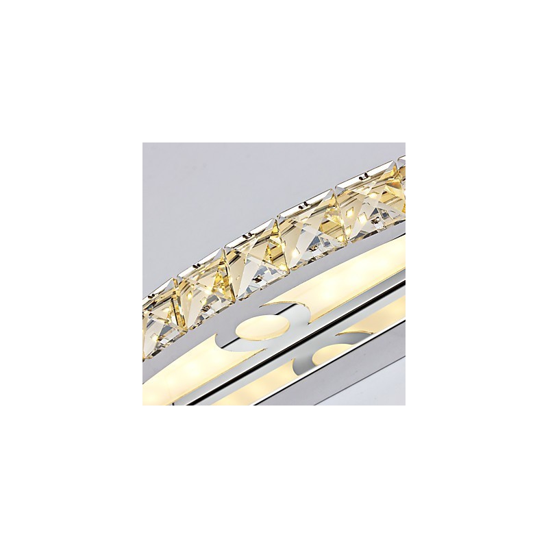 Contemporary Crystal Wall Bathroom Lighting