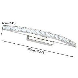 Contemporary Crystal Wall Bathroom Lighting