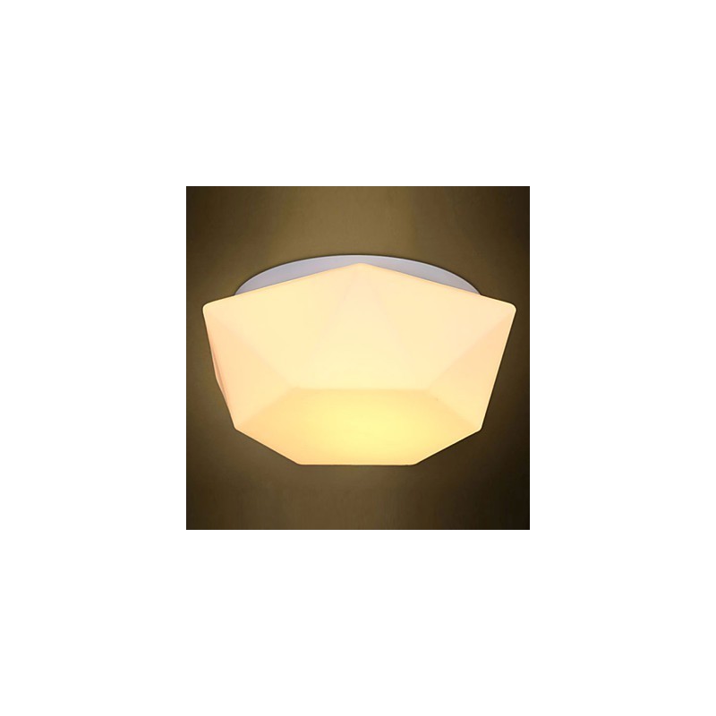 Creative White Diamond Glass Dome Light Absorb