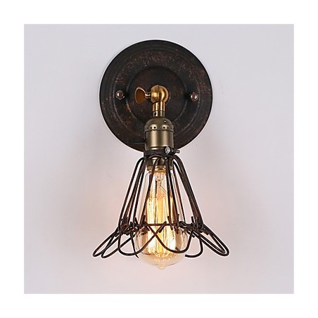 Retro Industrial Style Country Metal Wall Lights Restaurant Cafe Mini Wall Sconces