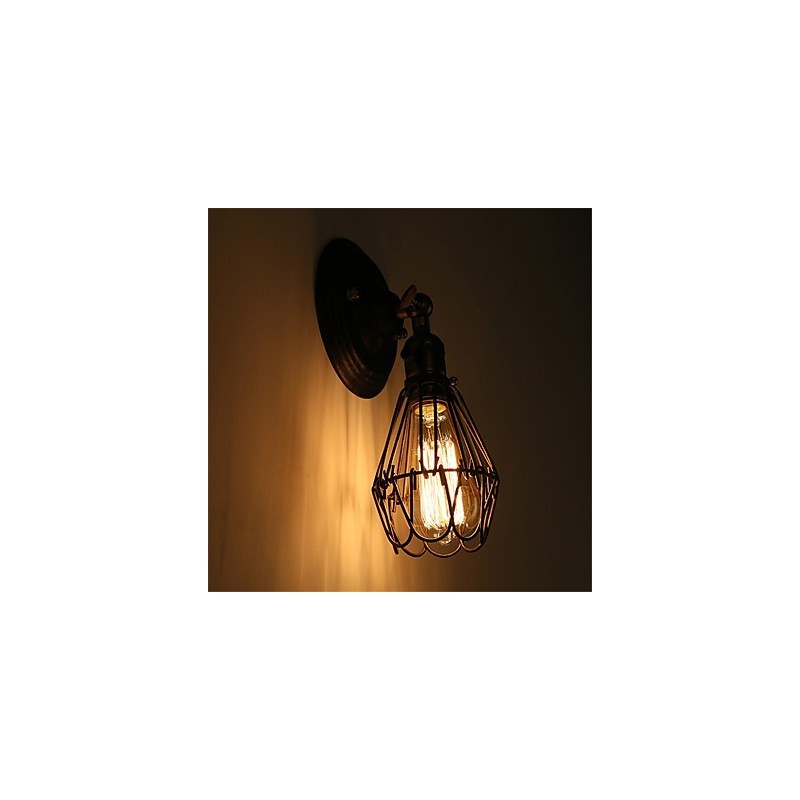 Retro Industrial Style Country Metal Wall Lights Restaurant Cafe Mini Wall Sconces