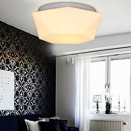 Creative White Diamond Glass Dome Light Absorb