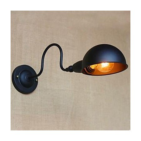 Retro Black High Grade Personality Bedside Bedroom Study Revolving Around Decorative Wall Aisle