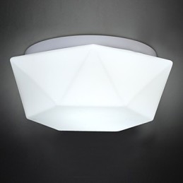 Creative White Diamond Glass Dome Light Absorb