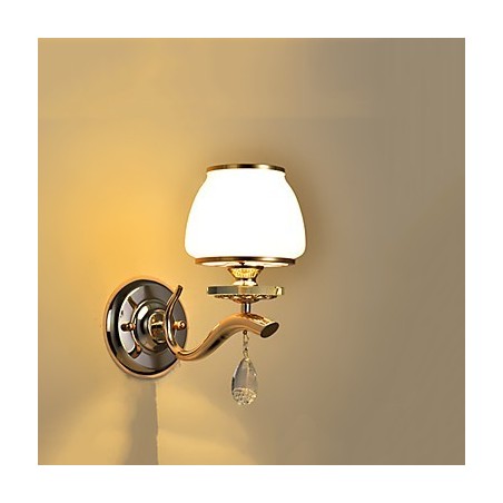 Modern Contemporary Electroplated Feature for Crystal Ambient Light Wall Sconces Wall Light