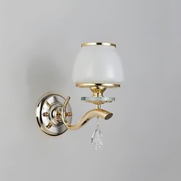 Modern Contemporary Electroplated Feature for Crystal Ambient Light Wall Sconces Wall Light