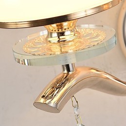 Modern Contemporary Electroplated Feature for Crystal Ambient Light Wall Sconces Wall Light