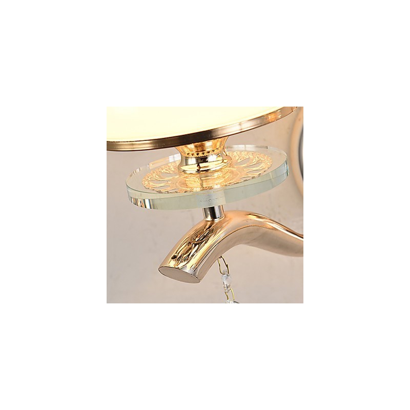 Modern Contemporary Electroplated Feature for Crystal Ambient Light Wall Sconces Wall Light