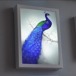 Integrated Modern Contemporary Modern Comtemporary Painting Feature for Ambient Light Wall Sconces