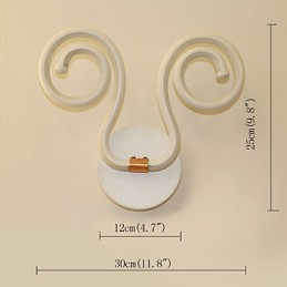 Modern Simple Aluminum Wall Lamp Creative Aisle Bedside Lamps Lighting