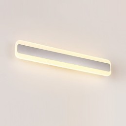 Modern Contemporary Chrome Feature for Ambient Light Bathroom Lighting Wall Light