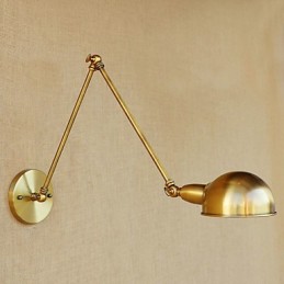 Modern Contemporary Retro Electroplated Feature for Swing Arm Eye Protection Ambient Light