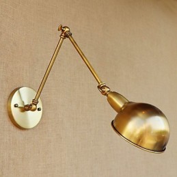 Modern Contemporary Retro Electroplated Feature for Swing Arm Eye Protection Ambient Light