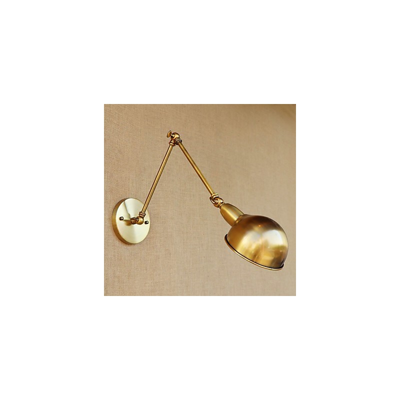 Modern Contemporary Retro Electroplated Feature for Swing Arm Eye Protection Ambient Light