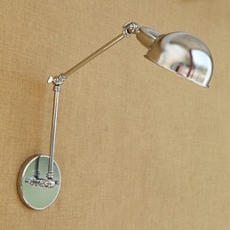 Modern Contemporary Retro Electroplated Feature for Swing Arm Eye Protection Ambient Light