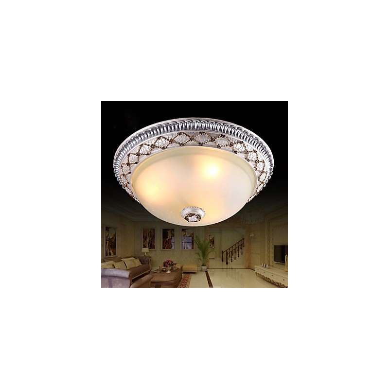Europe Type Resin Glass Dome Light Sweet To Absorb Dome Light Lamp