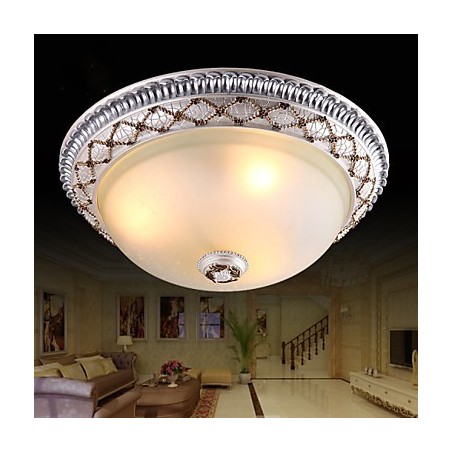 Europe Type Resin Glass Dome Light Sweet To Absorb Dome Light Lamp