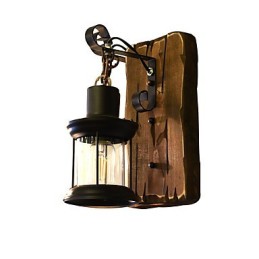 Rustic Lodge Traditional Classic Painting Feature for Downlight Wall Lights Wall Light