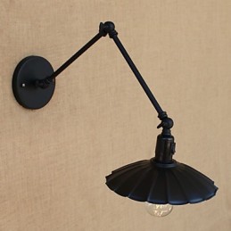 Vintage Country Painting Feature for Mini Style Swing Arm Downlight Swing Arm Lights Wall Light