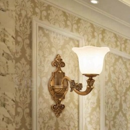 Single Light Traditional Classic Living Room Dining Room Bed Room Metal Luxury Indoor Wall Sconces