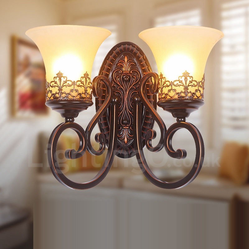 Rustic Lodge Living Room Dining Room Bed Room Metal Indoor Wall Sconces