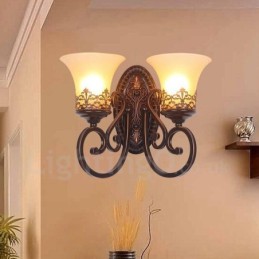 Rustic Lodge Living Room Dining Room Bed Room Metal Indoor Wall Sconces