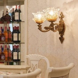 2 Light Traditional Classic Living Room Dining Room Bed Room Metal Indoor Wall Sconces