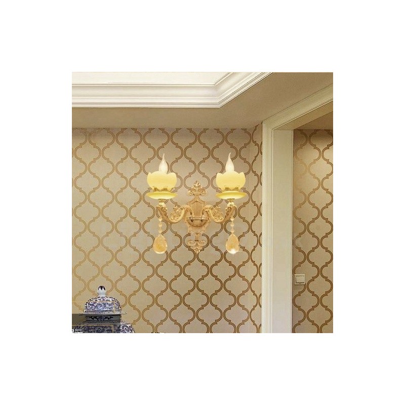 2 Light Traditional Classic Living Room Dining Room Bed Room Metal Indoor Wall Sconces