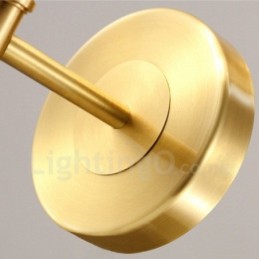 Single Light Traditional Classic Copper Indoor Wall Sconces