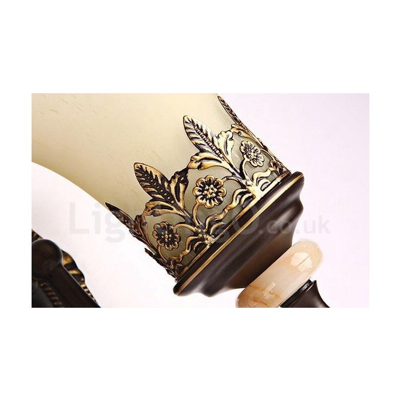 Single Light Traditional Classic Living Room Dining Room Bed Room Metal Indoor Wall Sconces