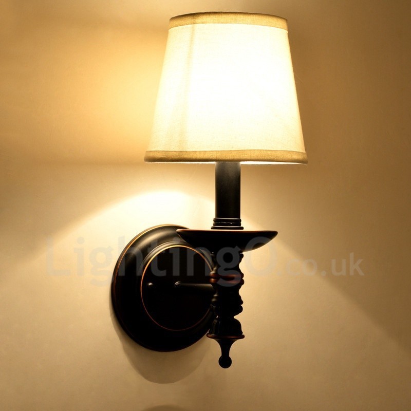 Single Light Traditional Classic Indoor Wall Sconces