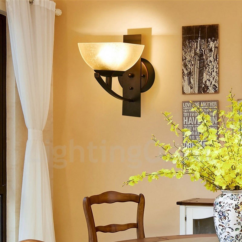 Single Light Traditional Classic Indoor Wall Sconces