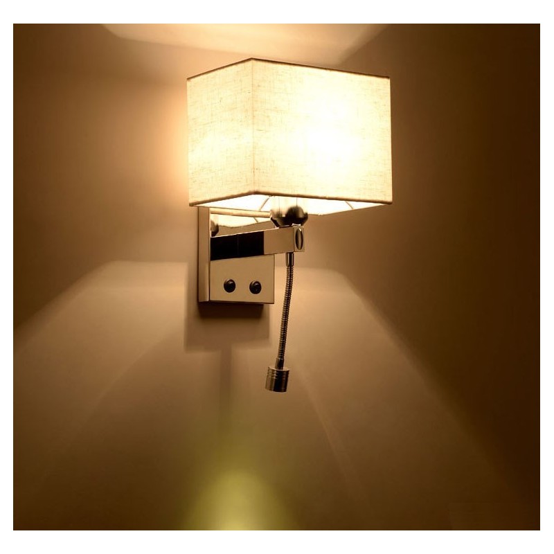 The Modern Hotel Room Reading Creative Fabric Corridor Balcony Bedside Lamp Wall Light