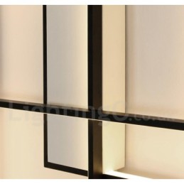 Modern Comtemporary Alumilium Painting Ceiling Light Flush Mount Wall Light with Remoter Dimmer for Living Room Bed Room