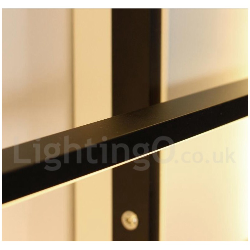 Modern Comtemporary Alumilium Painting Ceiling Light Flush Mount Wall Light with Remoter Dimmer for Living Room Bed Room