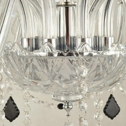 Modern Contemporary Crystal Glass Chandelier