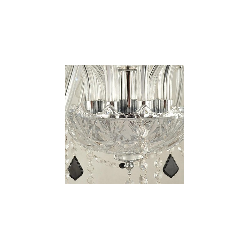 Modern Contemporary Crystal Glass Chandelier