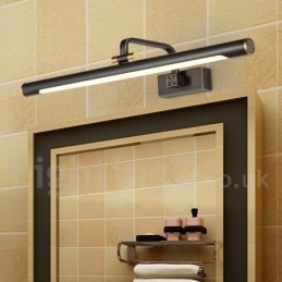 IPMirror Lamp Bathroom Lights Pure Brass Wall Lights with Acrylic Shade Make up Lighting