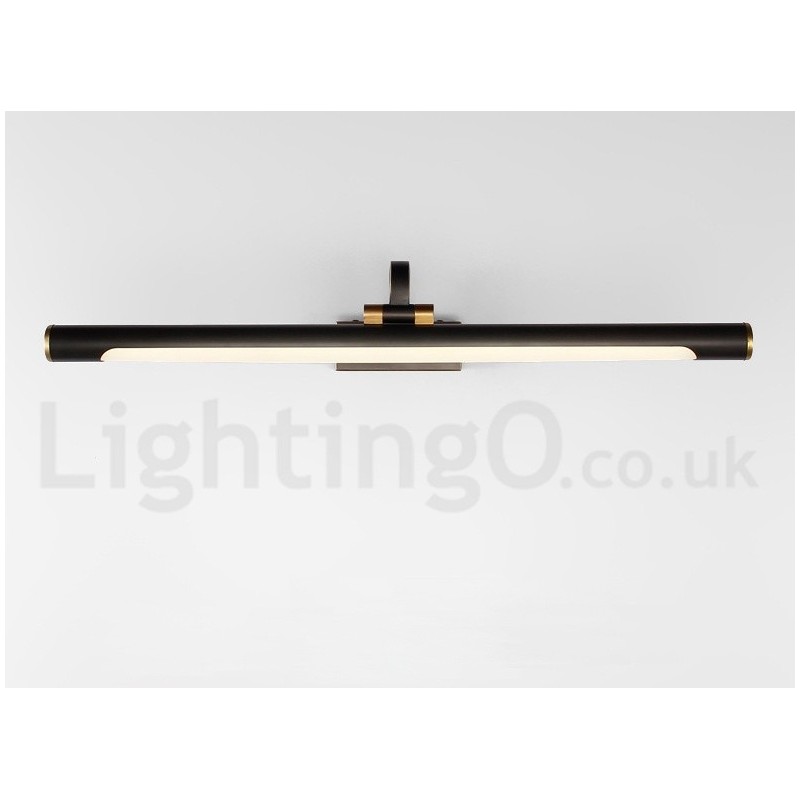 IPMirror Lamp Bathroom Lights Pure Brass Wall Lights with Acrylic Shade Make up Lighting