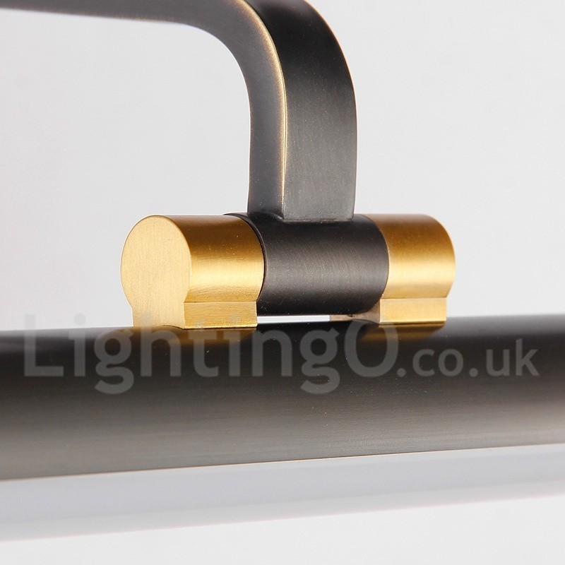 IPMirror Lamp Bathroom Lights Pure Brass Wall Lights with Acrylic Shade Make up Lighting