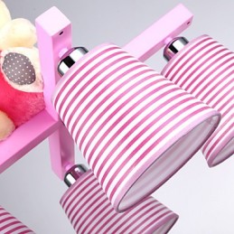 Flush Mount Modern Contemporary Wood Bamboo