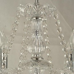 Modern Contemporary Crystal Glass Chandelier