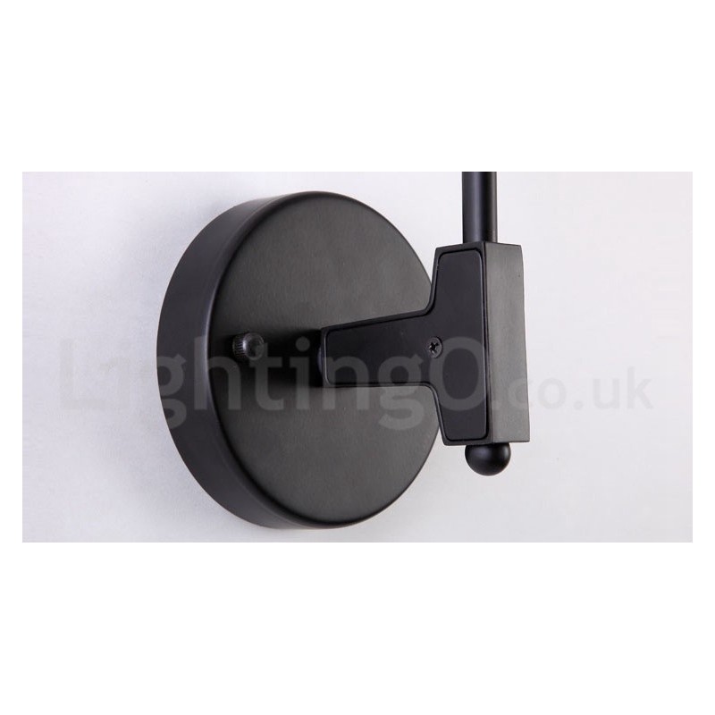 Rustic Retro Vintage Two Light Wall Light with Multi Colours Glass Shade Special for Hotel Office Showroom Living Room Bed Room