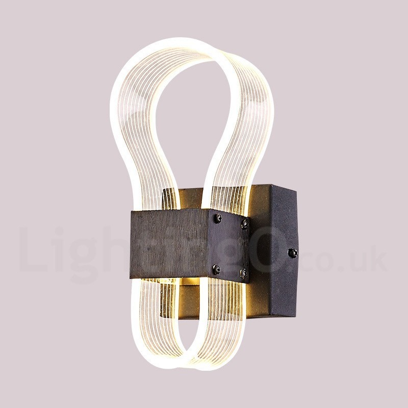 Modern Wall Light with Acrylic Shade for Bedroom Corridor Aisle